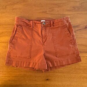 A NEW DAY Stretch Chino Mid Rise Shorts 12